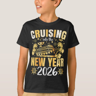 Kruisen in het nieuwe jaar 2026 Jongen T-shirt