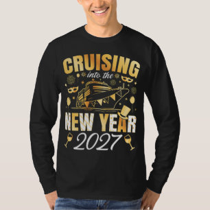 Kruisen in het nieuwe jaar 2027 Heren LS T-shirt