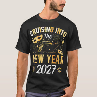 Kruisen in het nieuwe jaar 2027 Mannen T-shirt