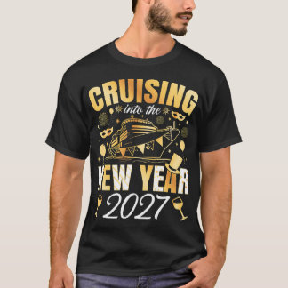 Kruisen in het nieuwe jaar 2027 Mannen T-shirt