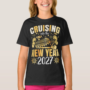 Kruisen in het nieuwe jaar 2027 Meisje T-shirt