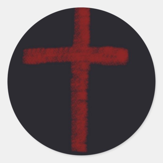 KRUISEN RONDE STICKER (Voorkant)