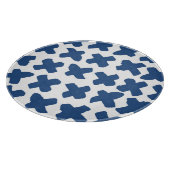 Kruisen Shibori: Indigo Batik patroon Snijplank (Hoek)