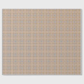 Kruisen vintage patroon cadeaupapier (Vlak)