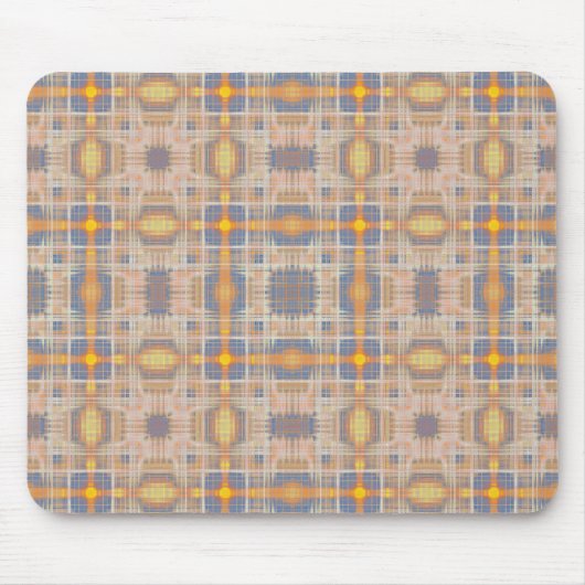 Kruisen vintage patroon muismat (Voorkant)