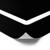 Kruisen, Zonsondergang Silhouetten Schilderen Poster (Hoek)