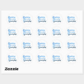 Kruisen, Zuipen & Pitten Ronde Sticker (Vel)