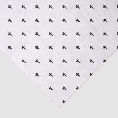 Kruisen - zwart tissuepapier (Detail)