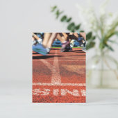 Kruisend de Lijn van de Afwerking - Briefkaart (Staand voorkant)