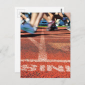 Kruisend de Lijn van de Afwerking - Briefkaart (Voorkant / Achterkant)