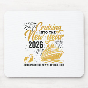 Kruisend naar 2026 Nieuwjaars Cruise Matching Fami Muismat