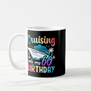 Kruisend naar mijn 60e verjaardag 60 jaar oud Verj Koffiemok