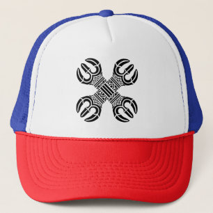 Kruisende dokko trucker pet