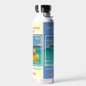 Kruisende eenden drinkkleding waterfles (Links)