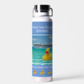 Kruisende eenden drinkkleding waterfles (Achterkant)