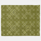 Kruisende Elegantie Fleece Deken (Voorkant (Horizontaal))