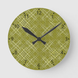 Kruisende Elegantie Ronde Klok
