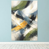 Kruisende stromen van stille beweging canvas afdruk (Insitu (Houten vloer))