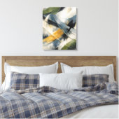Kruisende stromen van stille beweging canvas afdruk (Insitu (Slaapkamer))