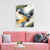 Kruisende stromen van stille beweging canvas afdruk (Insitu (Woonkamer))