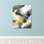 Kruisende stromen van stille beweging canvas afdruk (Insitu (Houten vloer))