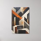 Kruisende structuren canvas afdruk (Voorkant)