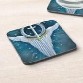 Kruisende Vleugels Bier Onderzetter (Linkerzijde)