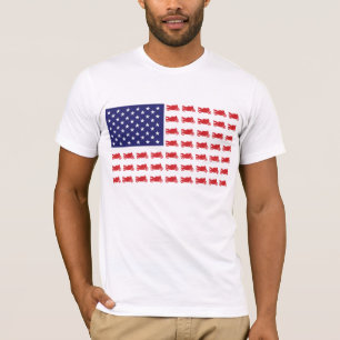 kruiser voor patriottische motorfietsen t-shirt