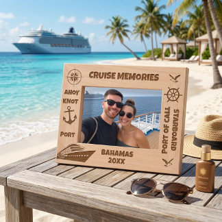 Kruiservaart Herinneringen Gepersonaliseerde Cruis Gegraveerde Lijstjes