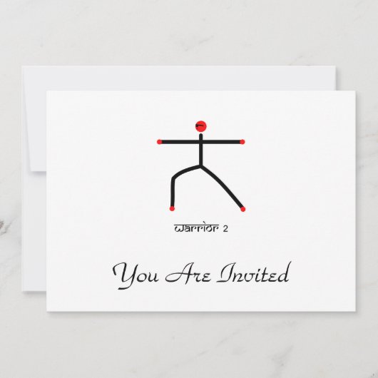 Kruisfiguur 2 yoga pose & Sanskrit Kaart (Voorkant)