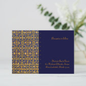 Kruisgewaad Receptie Informatiekaartje (Staand voorkant)