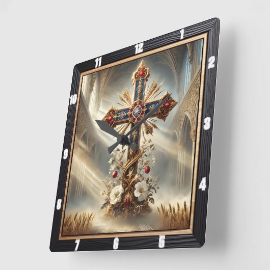  kruisgotische kathedraal vierkante klok (Hoek)