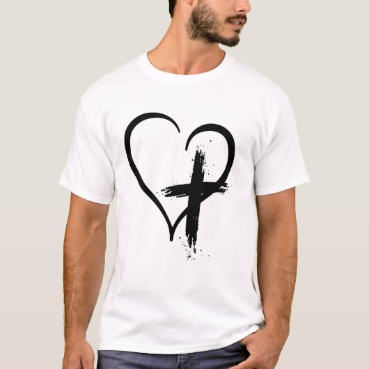 Kruishartsymbool T-shirt (Voorkant)