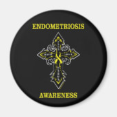 Kruisheid/bewustwording.. Endometriose Magneet (Voorkant)