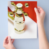 Kruishendel van de kraan flyer (Hand)