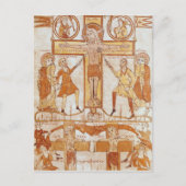 Kruisiging & Divisie van Kleding van de Briefkaart (Voorkant)