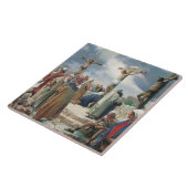 kruisiging door Carl Bloch Tegeltje (Zijkant)