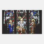 Kruisiging (glas-in-lood) Sticker (Voorkant)