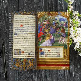 Kruisiging Golgotha Weg van het Kruis vastenpaasti Notitieboek