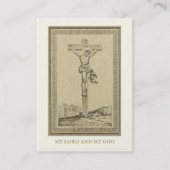 Kruisiging Katholiek Gebed door kardinaal Newman Plaatskaartje (Voorkant)