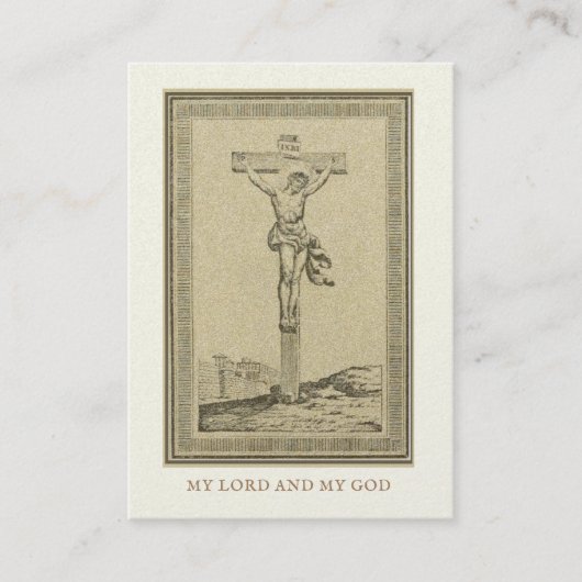 Kruisiging Katholiek Gebed door kardinaal Newman Plaatskaartje (Voorkant)