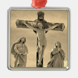Kruisiging van Christus  Metalen Ornament