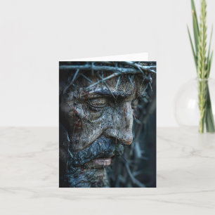 Kruisiging van de doornenkroon van Jezus Christus Feestdagen Kaart