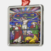 Kruisiging van Jezus aan het kruis Metalen Ornament (Links)