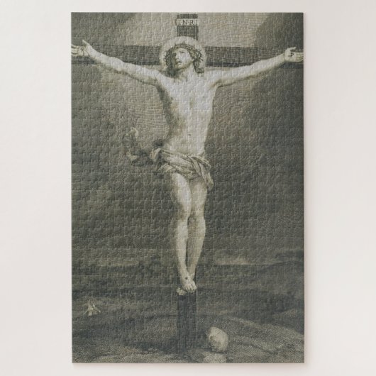 Kruisiging van Jezus Christus Legpuzzel (Verticaal)