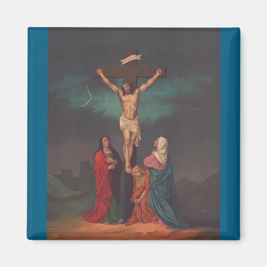Kruisiging van Jezus Christus Magneet (Voorkant)