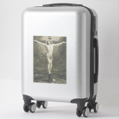 Kruisiging van Jezus Christus Sticker (Koffer)