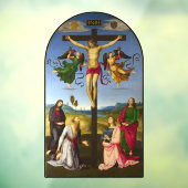 Kruisiging van Jezus Rafaël Circa 1500s Raamsticker (Vel 3)