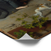 Kruisiging Vastenopstanding Jezus Christus Pasen Poster (Hoek)