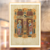 Kruisiging Venster Cling Raamsticker (Vel 2)